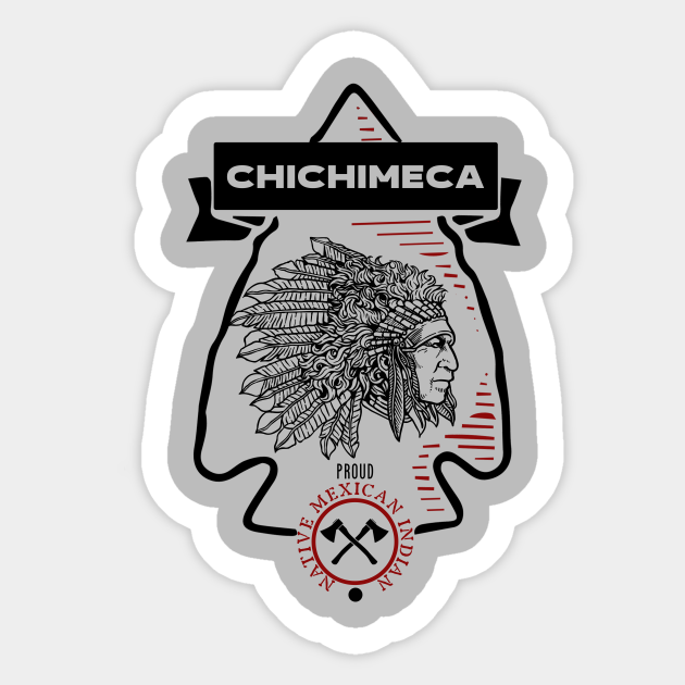 Chichimeca Tribe Native Mexican Indian Proud Retro Arrow Chichimeca